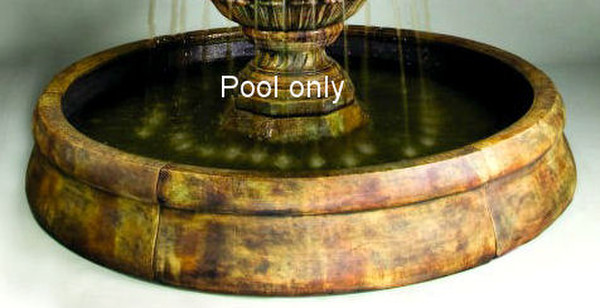Pool Fountain cement fiberglass Crest Replacement Surrond Cement
